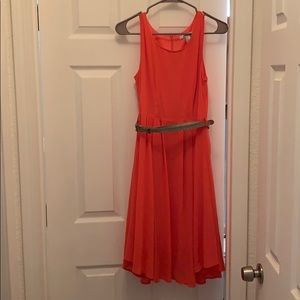 Coral dress